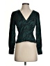J.Crew 100% Polyester Teal Long Sleeve Blouse Size 00 - photo 1