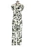 Ranna Gill 100% Polyester Floral Ivory Jumpsuit Size M - photo 2