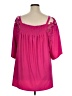 Kate & Mallory designs Pink Short Sleeve Blouse Size 1X - photo 2