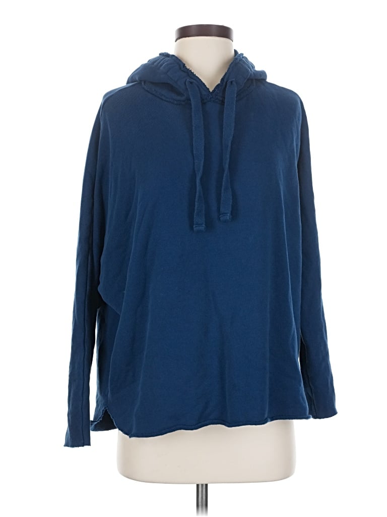 Pre-owned Frank & Eileen Pullover Hoodie In Blue