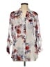 Kut from the Kloth 100% Polyester Floral Ivory 3/4 Sleeve Blouse Size L - photo 1