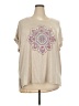 Democracy Tan Short Sleeve Top Size 2X - photo 1