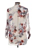 Kut from the Kloth 100% Polyester Floral Ivory 3/4 Sleeve Blouse Size L - photo 2