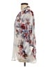 Kut from the Kloth 100% Polyester Floral Ivory 3/4 Sleeve Blouse Size L - photo 5