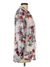 Kut from the Kloth 100% Polyester Floral Ivory 3/4 Sleeve Blouse Size L - photo 4