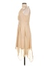 Shein 100% Polyester Tan Cocktail Dress Size L - photo 5