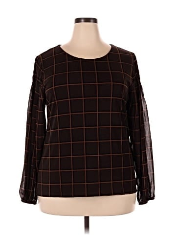 Calvin Klein Long Sleeve Blouse (view 1)