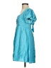 Mustard Seed Solid Blue Casual Dress Size S - photo 5