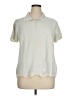 August Silk Ivory Short Sleeve Polo Size 1X - photo 1