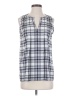 Ann Taylor 100% Polyester Blue Sleeveless Blouse Size S - photo 1