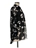 Candie's 100% Polyester Floral Black 3/4 Sleeve Blouse Size M - photo 4