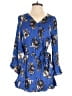 Blu Pepper 100% Rayon Blue Romper Size M - photo 1