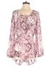 Olivaceous 100% Polyester Paisley Pink Romper Size M - photo 1