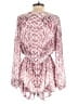 Olivaceous 100% Polyester Paisley Pink Romper Size M - photo 2