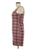 Popular Basics Plaid Pink Casual Dress Size L - photo 5