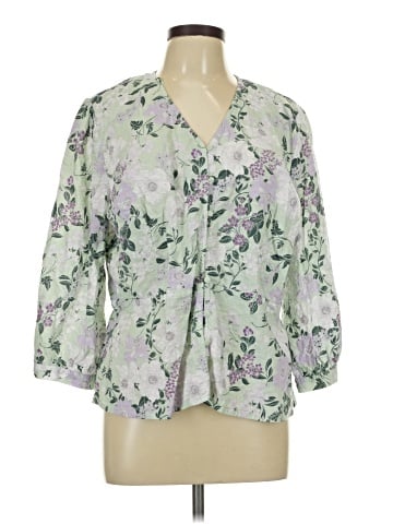 Liz Claiborne 3/4 Sleeve Blouse (view 1)