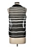 INC International Concepts 100% Polyester Black Sleeveless Blouse Size 10 - photo 2