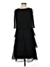 Signature 100% Polyester Black Cocktail Dress Size 6 - photo 2