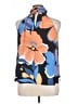 DR2 100% Polyester Blue Sleeveless Blouse Size XL - photo 2