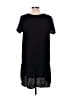 Aerie 100% Polyester Solid Black Casual Dress Size L - photo 2