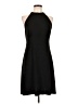 Forever Solid Black Cocktail Dress Size L - photo 1