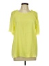 Ann Taylor 100% Polyester Green Short Sleeve Blouse Size L - photo 1