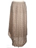 Eddie Bauer 100% Rayon Chevron-herringbone Tan Casual Skirt Size L - photo 2