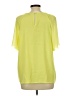 Ann Taylor 100% Polyester Green Short Sleeve Blouse Size L - photo 2