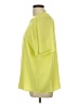 Ann Taylor 100% Polyester Green Short Sleeve Blouse Size L - photo 5
