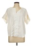 Ann Taylor 100% Polyester Ivory Short Sleeve Blouse Size L - photo 1