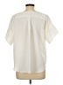 Ann Taylor 100% Polyester Ivory Short Sleeve Blouse Size L - photo 2