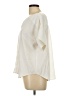 Ann Taylor 100% Polyester Ivory Short Sleeve Blouse Size L - photo 5