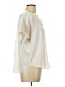 Ann Taylor 100% Polyester Ivory Short Sleeve Blouse Size L - photo 4