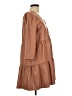 Zara 100% Polyurethane Brown Casual Dress Size L - photo 4