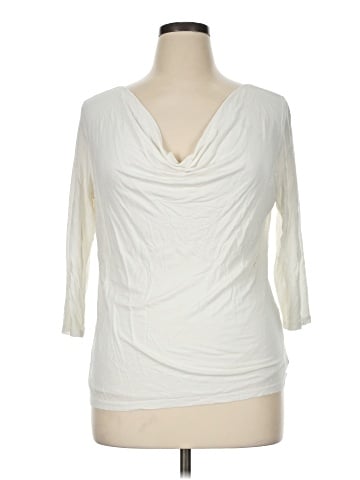 New York & Company 3/4 Sleeve T-Shirt (view 1)