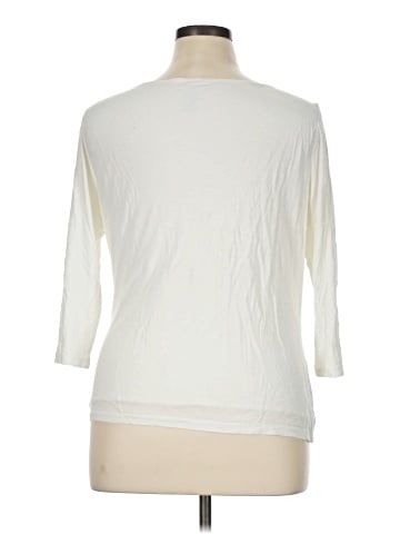 New York & Company 3/4 Sleeve T-Shirt (view 2)