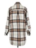 Old Navy Plaid Ivory Coat Size M - photo 2