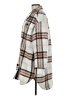 Old Navy Plaid Ivory Coat Size M - photo 5