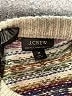 J.Crew 100% Lambswool Tweed Gray Wool Pullover Sweater Size M - photo 7