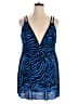 Trimshaper Animal Print Blue Romper Size 18 - photo 1