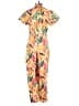 Mixed Tropical Yellow Jumpsuit Size XS - photo 2