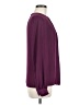 Suzy Shier 100% Polyester Purple Long Sleeve Blouse Size M - photo 4