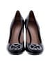Tory Burch 100% Leather Solid Black Heels Size 8 1/2 - photo 2