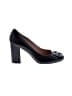 Tory Burch 100% Leather Solid Black Heels Size 8 1/2 - photo 1