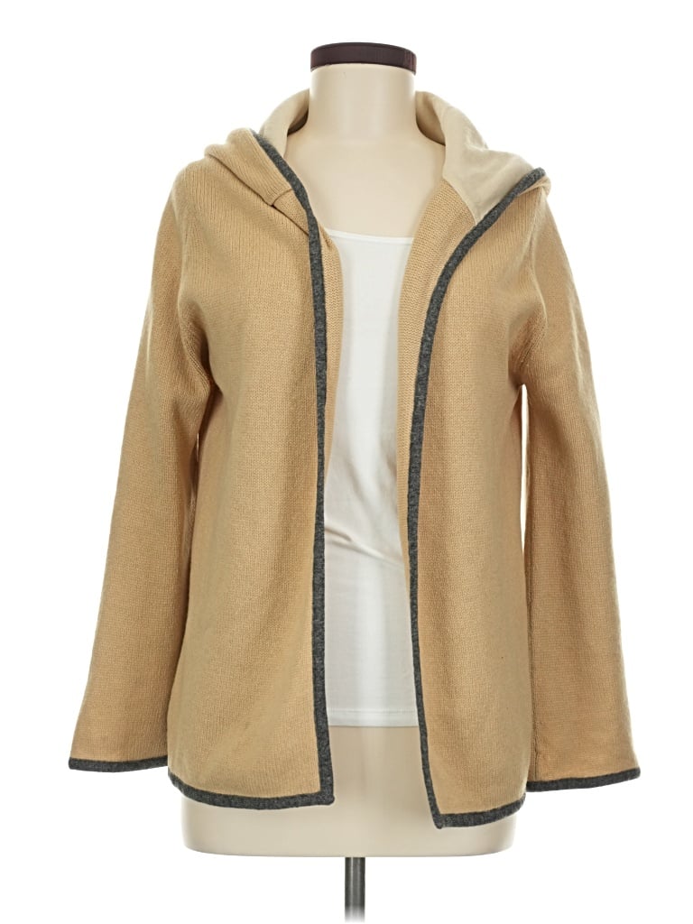 Pre-owned Unbranded Cardigan Sweater In Tan