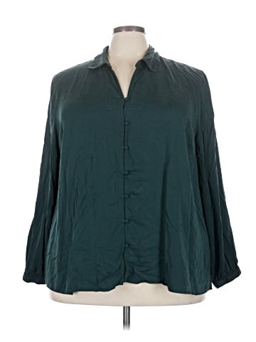 J.Jill 3/4 Sleeve Button-Down Shirt (view 1)
