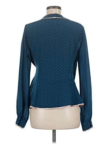 Nanette Lepore Long Sleeve Silk Top (view 2)