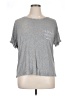 Ambrielle Silver Short Sleeve Top Size XL - photo 1