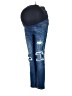 Haute Mama Blue Jeans Size Med Maternity - photo 1