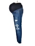 Haute Mama Blue Jeans Size Med Maternity - photo 5